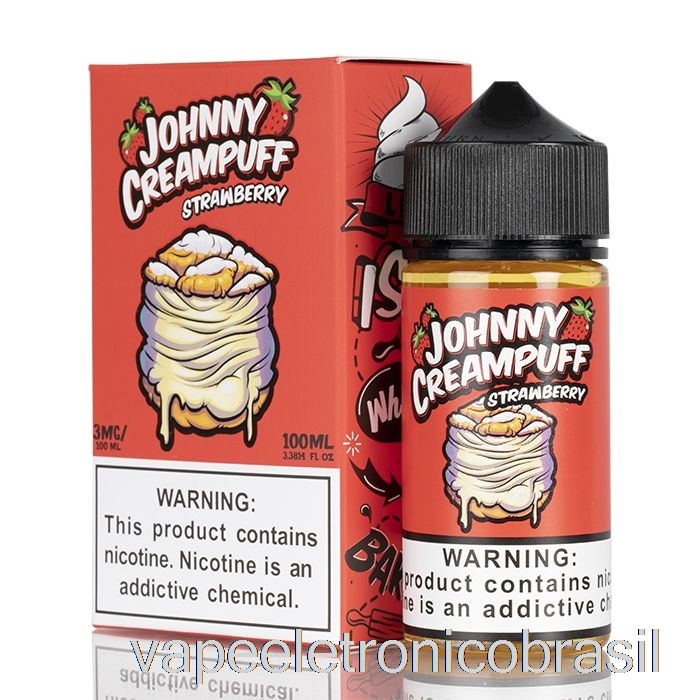 Vape Vaporesso Morango - Johnny Creampuff - 100ml 6mg